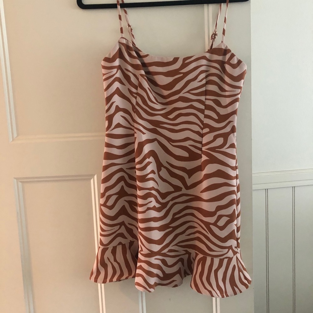 Lovers + Friends animal print mini